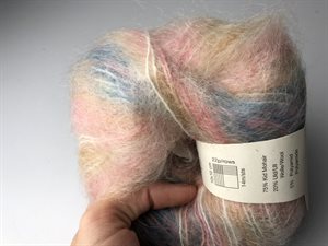Bella color by Permin kid mohair - skøn pastel multi color 